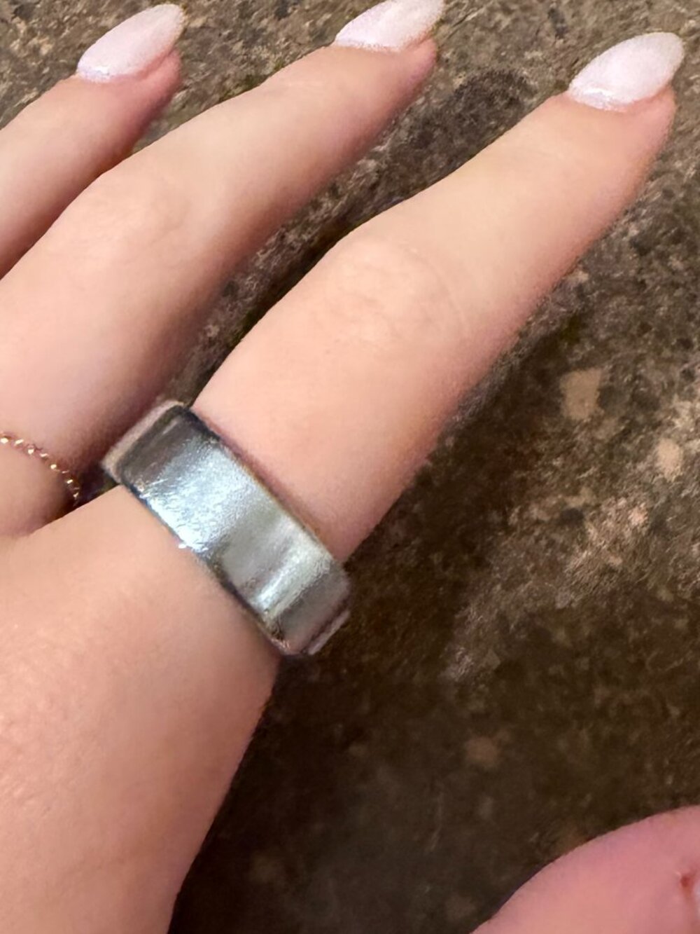 Oura Ring 4 in Silver Size 8